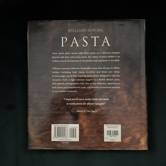 Pasta: Williams-Sonoma Collection - De Mane, Erica & Thanksgiving 2003 Booklet - Picture 3 of 8